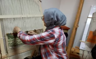 Her motife Akçaabat’ın tarihini işliyorlar
