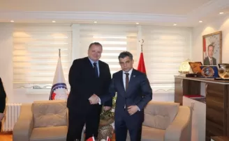 Hırvatistan Ankara Büyükelçisi, SANKON Genel Merkezini ziyaret etti
