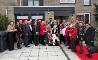 Hollanda Atatürk Evi’nde coşkulu kutlama