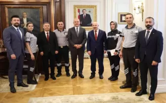 İçişleri Bakanı Soylu özel güvenlik görevlilerini kabul etti