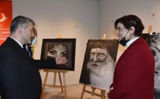 İranlı Ressamın eserleri göz doldurdu!