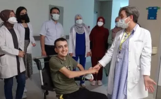 İş kazası hayatını kararttı ama umutlarını yok edemedi
