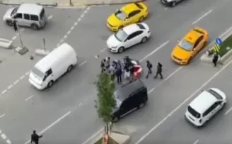 İşe başladığı gün kaza yaptı

