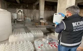 İstanbul’da 5 ton alkol ele geçirildi
