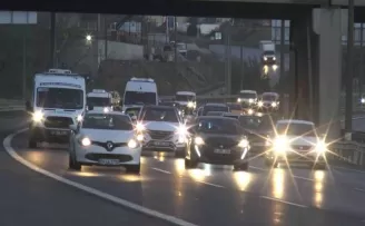 İstanbul’da bayram trafiği başladı
