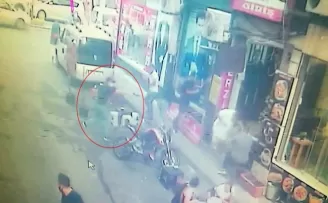 İstanbul’da dehşet anları kamerada

