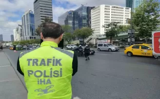 İstanbul’da dron destekli trafik denetimi
