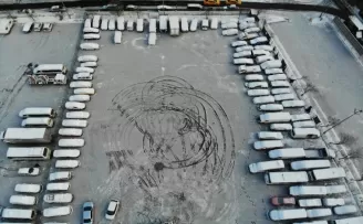 İstanbul’da kar manzarası havadan görüntülendi
