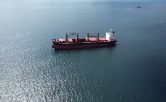 İstanbul’da kaza yapan gemiler havadan görüntülendi
