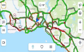 İstanbul’da kısıtlama sonrası trafik yoğunluğu
