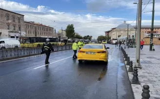İstanbul’da taksi denetimleri sürüyor
