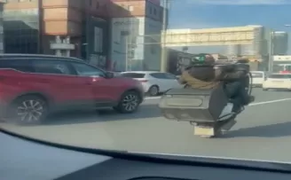 İstanbul’da tek teker üzerinde giden motosikletliye bin 387 TL para cezası
