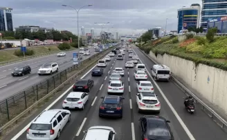 İstanbul’da yağmur trafiği: Yoğunluk yüzde 67
