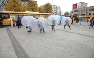 İstanbul Gençlik Oyunları heyecanı Taksim Meydanı’nda
