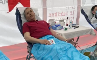 İstanbul Valisi Ali Yerlikaya kan bağışında bulundu
