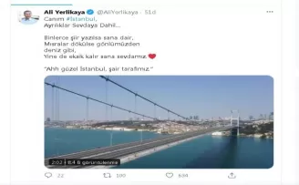 İstanbul Valisi Yerlikaya’dan kısıtlamada İstanbul paylaşımı
