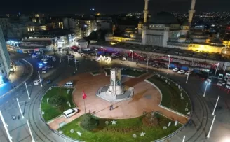 İstanbul yeni yıla sessiz girdi
