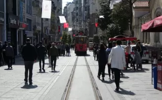 İstiklal Caddesi’nde kapanma yoğunluğu
