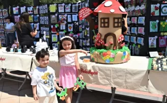 İzmir Bornova’da miniklerin büyük sergisi