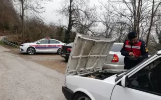 Jandarma’dan sahte araç denetimi
