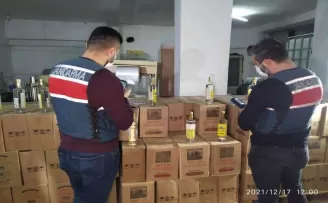 Jandarma’dan yılbaşı öncesi sahte içki operasyonu
