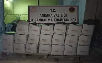 Jandarmadan kaçak içki operasyonu