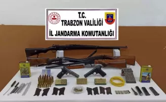 Jandarmadan kaçak silah operasyonu