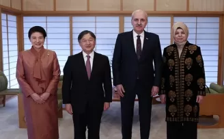 Japonya İmparatoru, TBMM Başkanı Kurtulmuş’u kabul etti