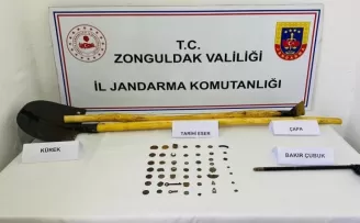 Kaçak kazı yaparken suçüstü yakalandılar
