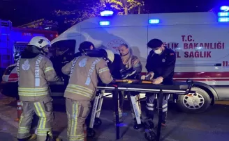 Kadıköy Bağdat Caddesinde feci kaza: 1 yaralı
