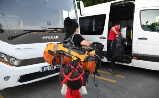 Kadıköy orman yangınlarıyla mücadeleye destek için üçüncü ekibini yolculadı

