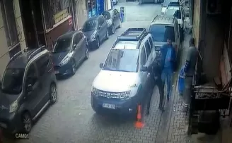 Kağıthane’deki dehşet anları kamerada
