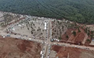 Kahramanmaraş Kapıçam Mezarlığı’nda acı görüntüler
