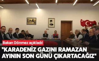 Karadeniz gazı için tarih verildi!
