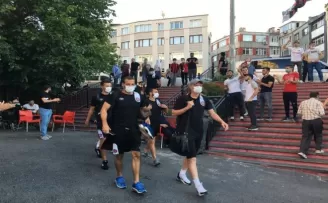Karagümrük taraftarı maça hazır
