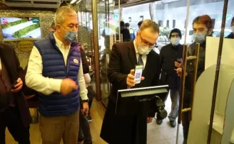 Karaköy sahilinde korona virüs denetimi
