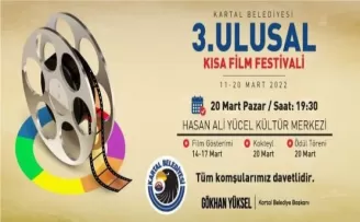 Kartal Belediyesi 3. Ulusal Kısa Film Festivali başlıyor
