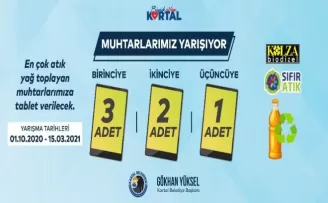 Kartal’da muhtarlar temiz bir çevre için yarışıyor
