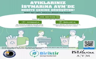 Kartal’da toplanan atıklar hediye çekine dönüşüyor
