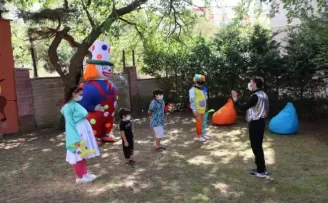 Kartallı miniklere bayram gibi şenlik
