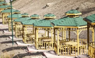 Kartaltepe’nin piknikçi kapasite yeni çardaklarla birlikte arttırıldı
