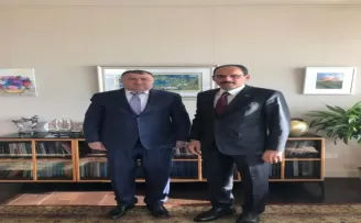 Kassanov’dan Cumhurbaşkanlığı Sözcüsü Kalın’a ziyaret
