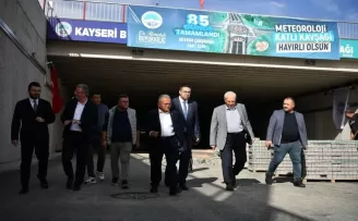 Kayseri Büyükşehir’den katlı kavşak tanıtımı