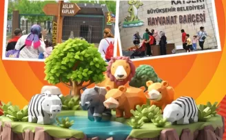 Kayseri’de Hayvanat Bahçesi bayramda ücretsiz