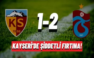 Kayseri'de şiddetli fırtına!