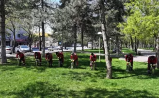 Kayseri Kocasinan’da açık alanlarda yoğun ilaçlama