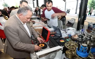 Kayseri Talas’ta antikacılar yeni yerinde