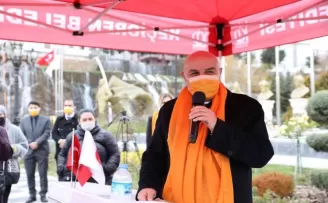 Keçiören “Kadına şiddete hayır” dedi
