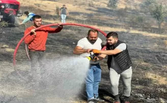 Kelkit’te 50 hektar alan yandı
