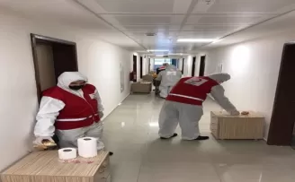 Kızılay’dan karantinadakilere yardım eli
